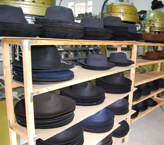 Proceso de secado del Sombrero