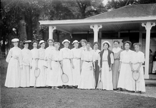 Tenistas de principios del siglo XX