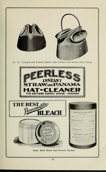 limpieza de un sombrero limpieza de un sombrero