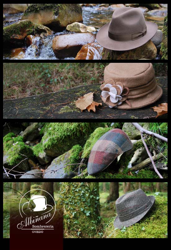 Sombreros para el Otoño en Sombrerería Albiñana