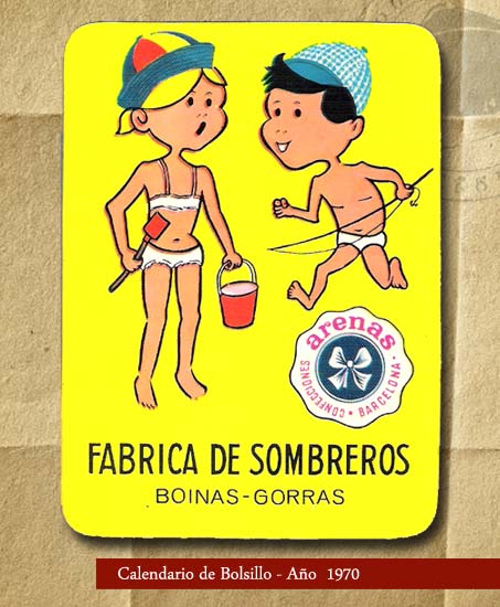 Fábrica de Sombreros - Calendario de bolsillo