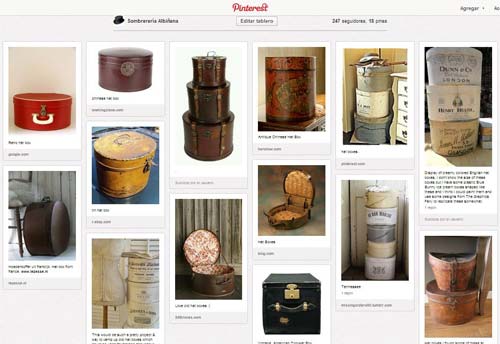 Sombrereras en Pinterest