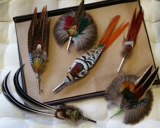 Plumas de Sombrero